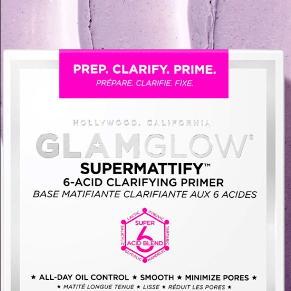 GLAMGLOW SUPERMATTIFY
6-Acid Clarifying Primer